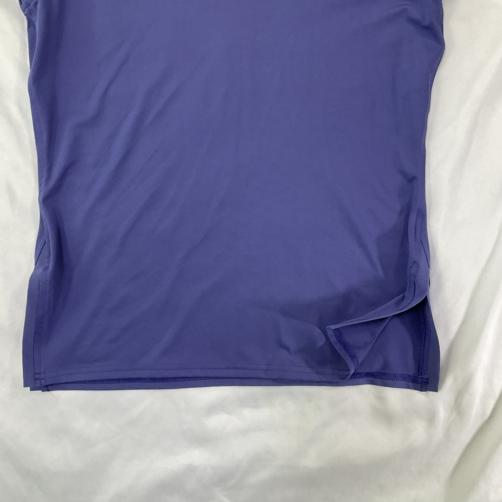 Inphorm Women's Sz S Blue Collared Golf, Tennis Shirt Cap Sleeve Sport 555 - Picture 3 of 8